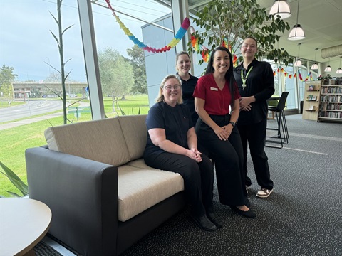 Singleton Public Library staff Karen Miller, Kylie Tatt, Karen Inall and Tully Boundy-Collis..jpg